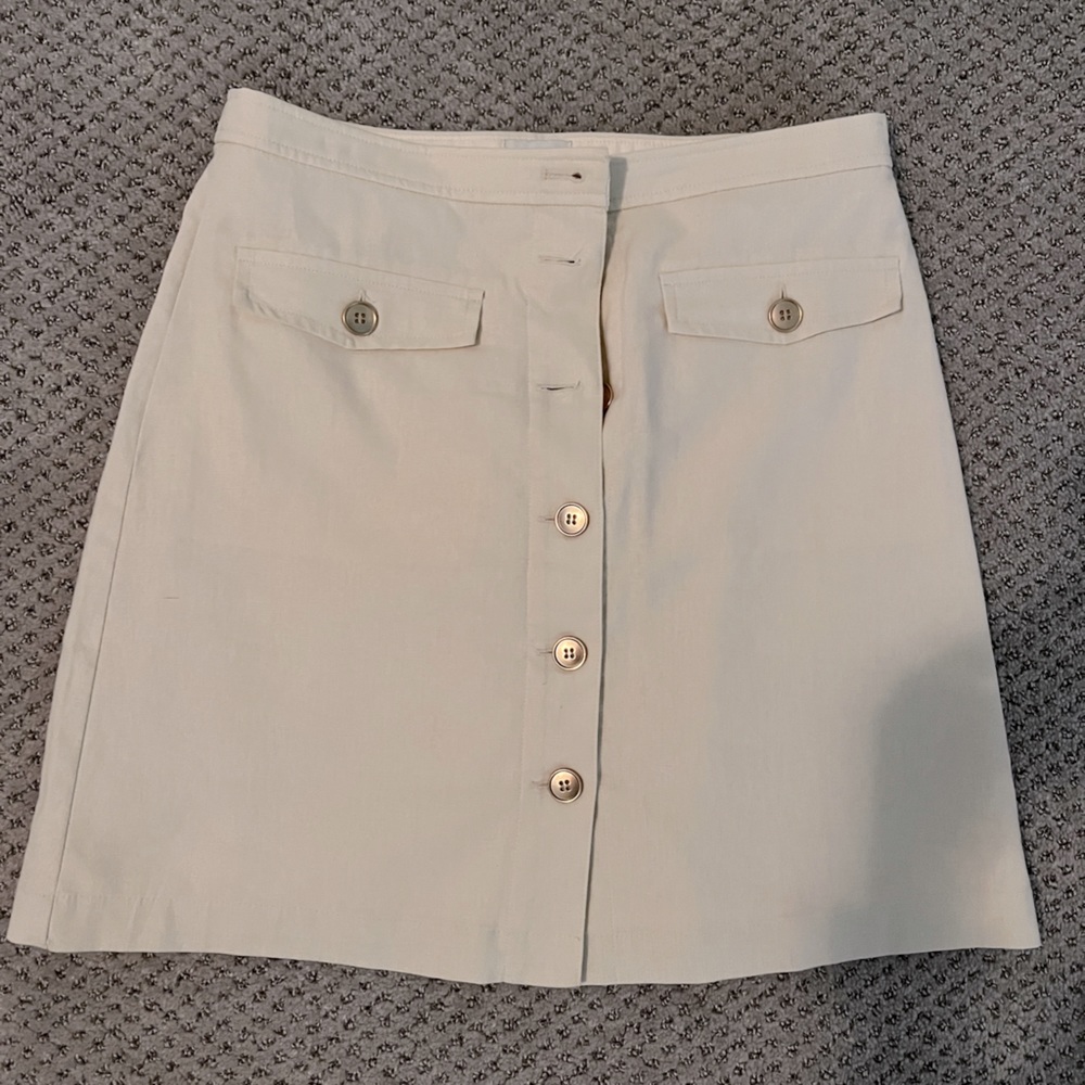 J Crew Button Up Skirt